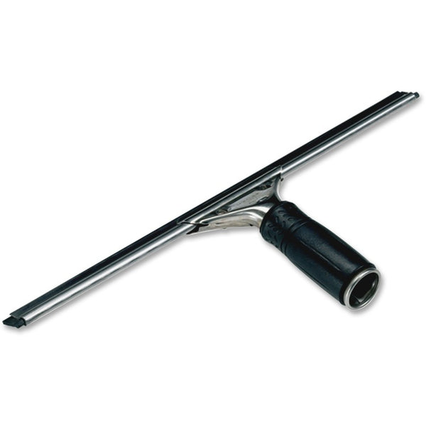 Unger Pro Stainless Steel Squeegee, /w Rubber Handle Grip, 18", BK (UNGPR450) Each