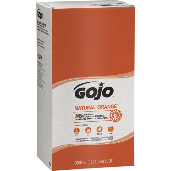 Gojo&reg; NATURAL ORANGE Pumice Hand Cleaner, 1.3 gal (GOJ755602) Each