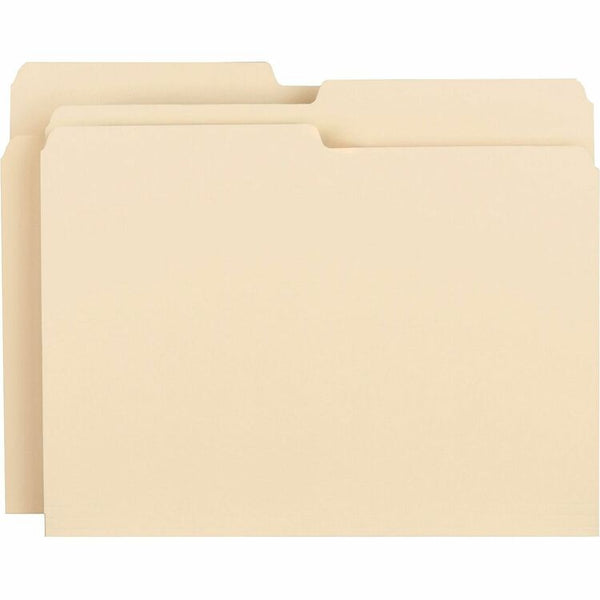 Business Source File Folder, Letter, 11PT, 1/2", 100/BX, Manila (BSN17524) Box of 100