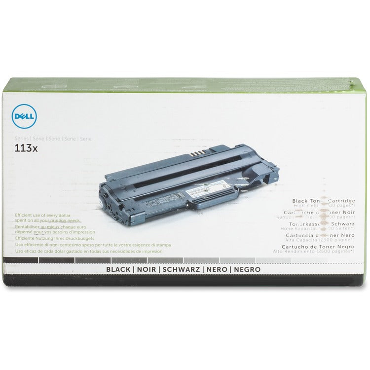 Dell Toner Cartridge, f/1130/1135, 2, 500 Page Yield, BK (DLL2MMJP) Each