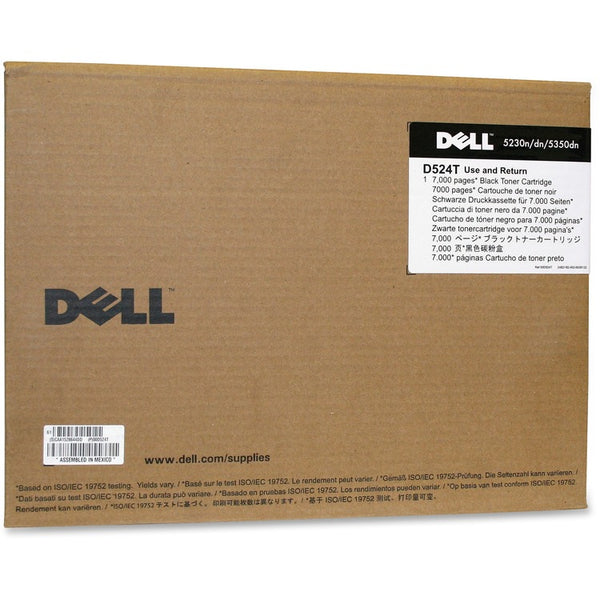 Dell Toner Cartridge, f/5230/5350, 7,000 Page Yield, Black (DLLD524T) Each