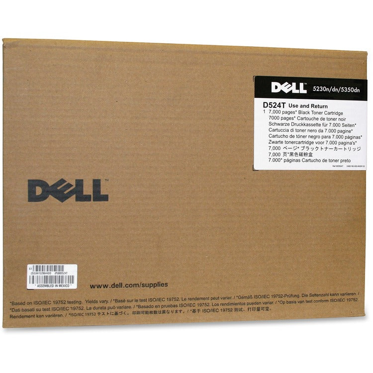 Dell Toner Cartridge, f/5230/5350, 7,000 Page Yield, Black (DLLD524T) Each