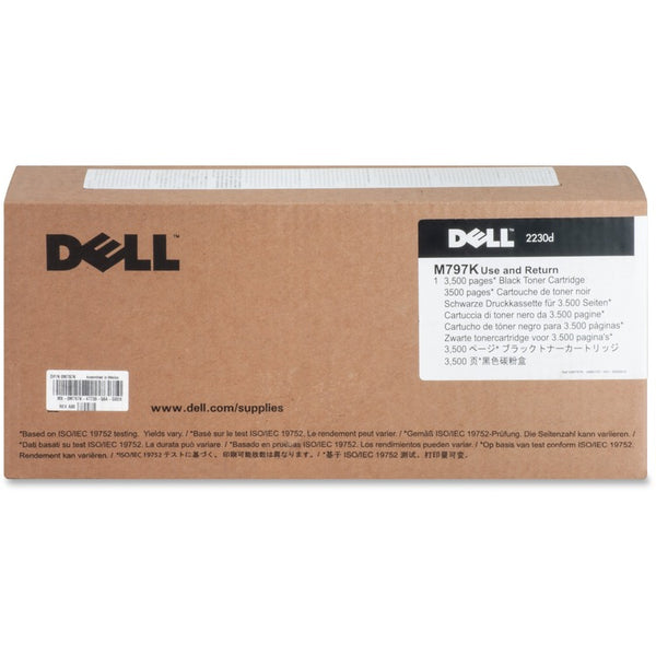 Dell Toner Cartridge, f/2230, 3500 Page Yield, BK (DLLM797K) Each