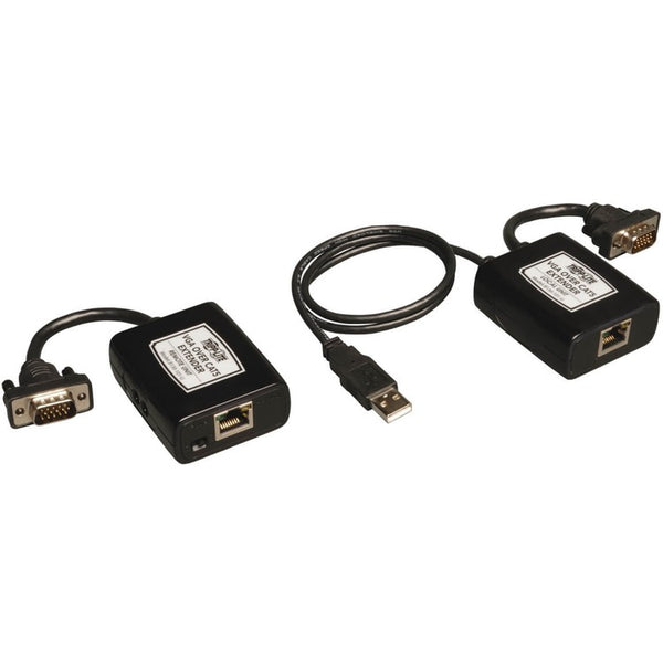Tripp Lite by Eaton Extender Kit, VGA over Cat5/Cat6, Transmitter/Receiver, Black (TRPB130101U) Each