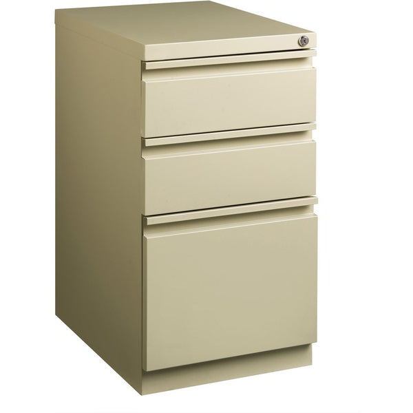 Lorell Mobile Pedestal File, 15" x 19-7/8" x 27-3/4", Putty (LLR49520)