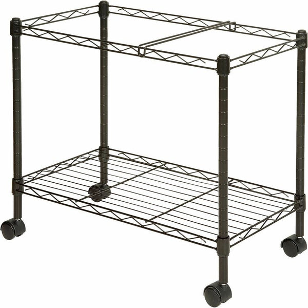 Lorell Mobile Filing Cart, Letter/Legal, 12-7/8" x 25-3/4" x 20-1/2", Black (LLR45651)