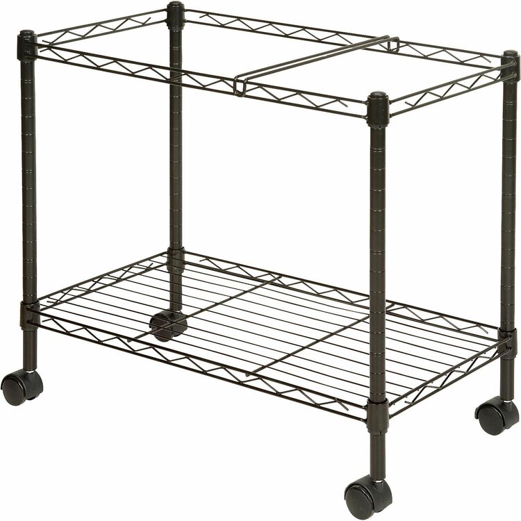 Lorell Mobile Filing Cart, Letter/Legal, 12-7/8" x 25-3/4" x 20-1/2", Black (LLR45651)