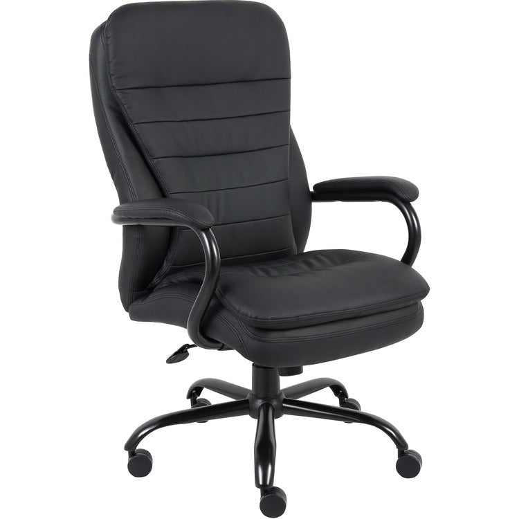 Lorell Executive Chair, Dbl Cushion, 33-1/2" x 31" x 45-1/2", Black (LLR62624)