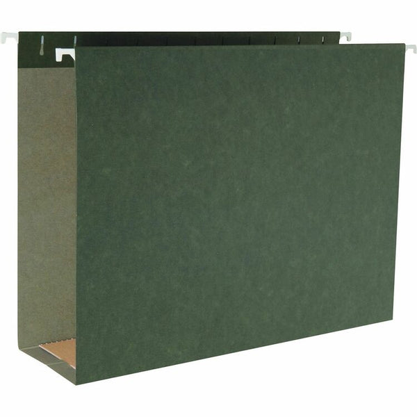 Business Source Hanging File Folders, Letter, 1/5" Tab, 3" Exp, 25/BX, SDGN (BSN43852) Box of 25