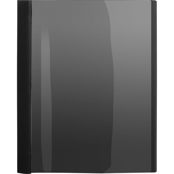 Business Source Report Covers, Clear Front, 1/2" Cap, 8-1/2" x 11", 25/BX, BK (BSN78512) Box of 25
