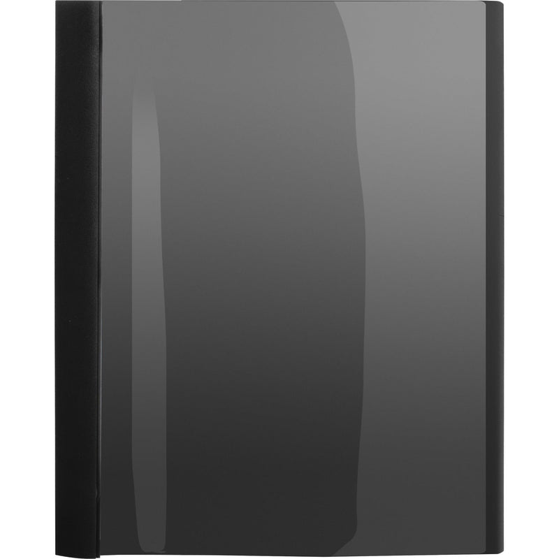 Business Source Report Covers, Clear Front, 1/2" Cap, 8-1/2" x 11", 25/BX, BK (BSN78512) Box of 25