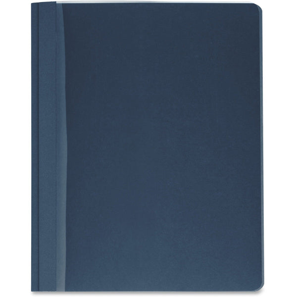 Business Source Report Cover, Clear Front, Letter, 100 Sheet Cap, 25/BX, LTH/DBE (BSN78522) Box of 25