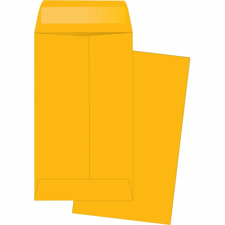 Business Source Coin Envelope, No.3, 20lb., 500/BX, Brown/Kraft (BSN04441) Box of 500