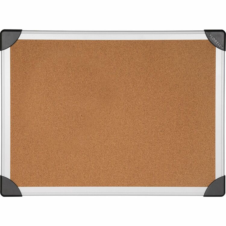 Lorell Cork Board, 3' x 2', Aluminum, Silver/Brown (LLR19191)