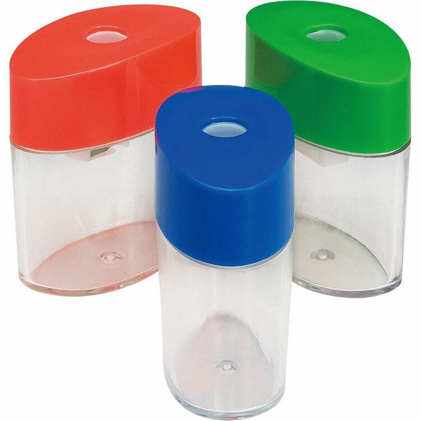 Integra Plastic Sharpener, Oval, 2-1/8", Assorted (ITA42850)