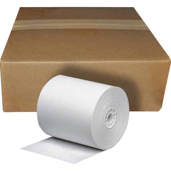 Business Source Paper Roll, Single Ply, Bond, 3" x 165', White (BSN31824) 1 Roll
