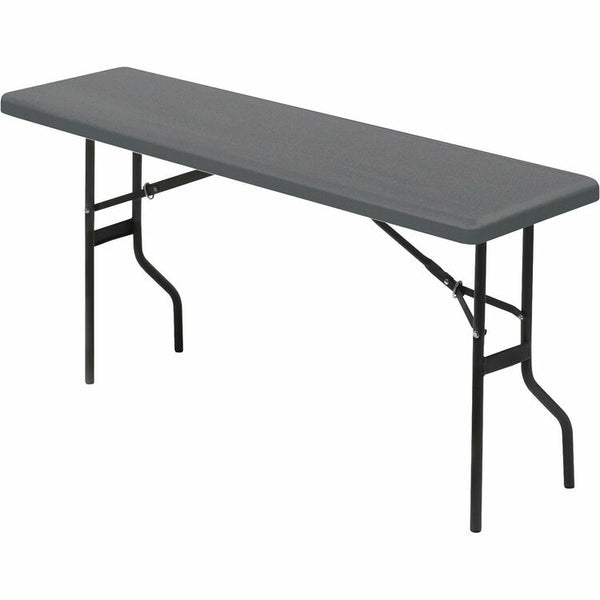 Iceberg Folding Table, 18" x 60", Charcoal (ICE65357) Each