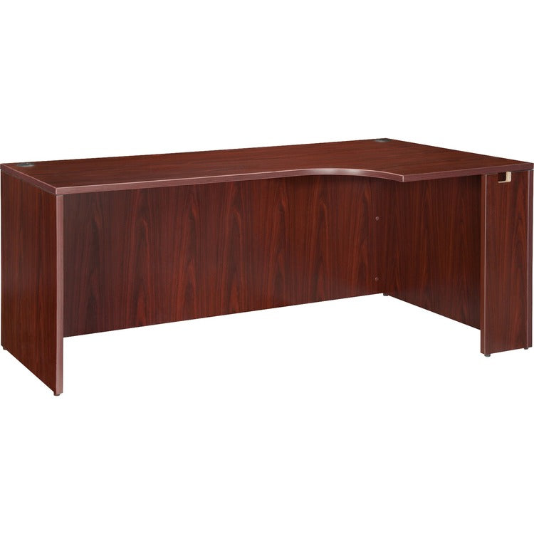 Lorell Rectangular Credenza, Rgt, 35-2/5" x 70" x 29-1/2", Mahogany (LLR69904)