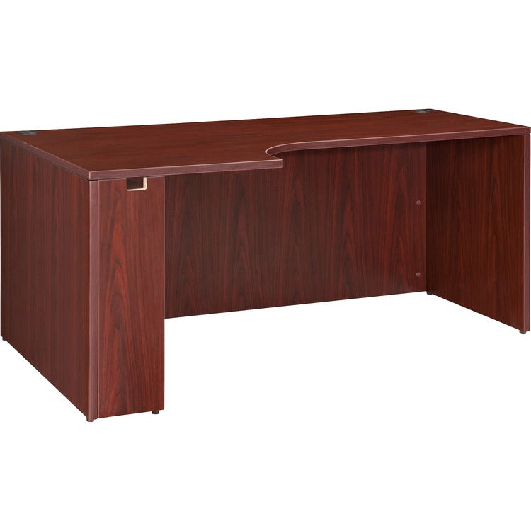 Lorell Rectangular Credenza, Lft, 70" x 35-2/5" x 29-1/2", Mahogany (LLR69906)