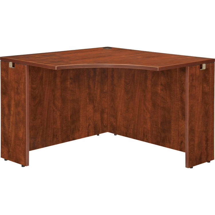 Lorell Corner Desk, 42" x 42" x 24" x 29-1/2", Cherry (LLR69919)