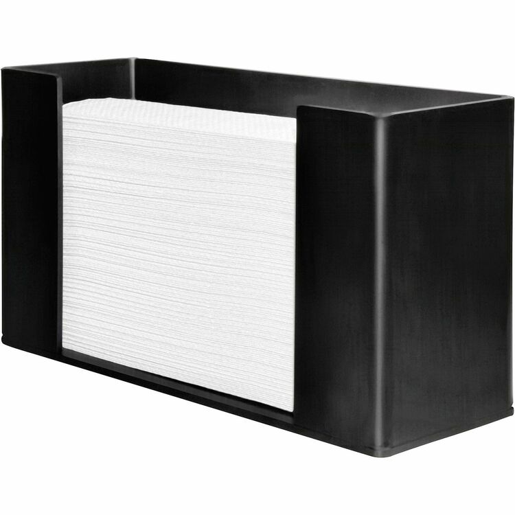 Genuine Joe Paper Towel Dispenser, 11-1/2" x 4-1/8" x 6-3/4", Black (GJO11524)