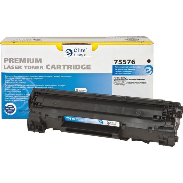Elite Image Remanufactured Toner Cartridge, Alternative for HP 78A (CE278A), Laser, 2100 Pages, Black, 1 Each (ELI75576) Each