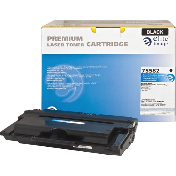 Elite Image Remanufactured Toner Cartridge, Alternative for Dell (330-2209), Laser, 6000 Pages, Black, 1 Each (ELI75582) Each