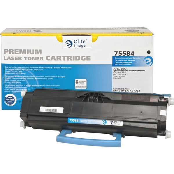 Elite Image Remanufactured Toner Cartridge, Alternative for Dell (310-8707), Laser, 6000 Pages, Black, 1 Each (ELI75584) Each