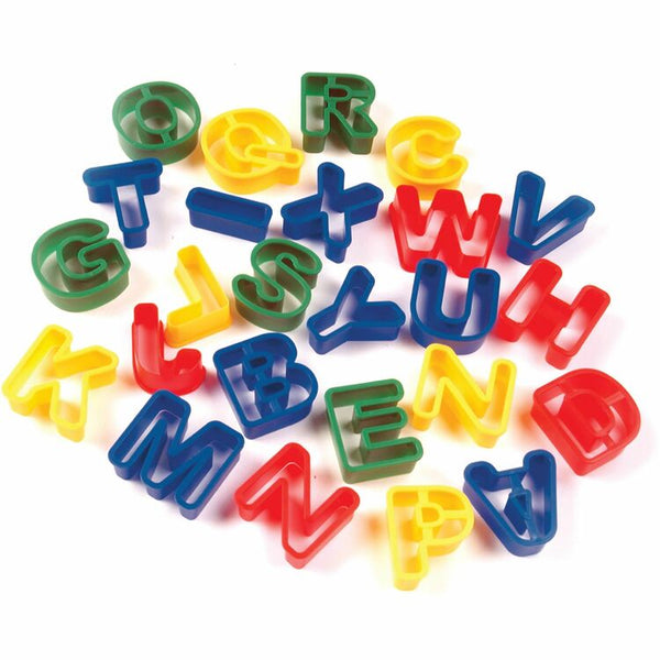 Creativity Street Alphabet Clay Cutters, 26/ST, Ast (PAC9771) 1 Set