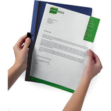 DURABLE DURACLIP Letter Report Cover, 8 1/2" x 11", 30 Sheets Capacity, Vinyl, Steel, Black (DBL220301) Each