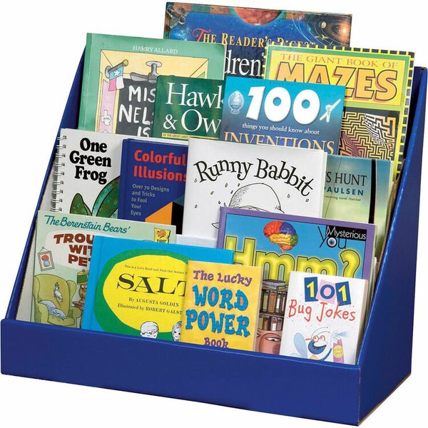 Classroom Keepers Book Shelf, Classroom Keeper, 3 Tiered, 17" x 20" x 10", Blue (PAC001329) Each