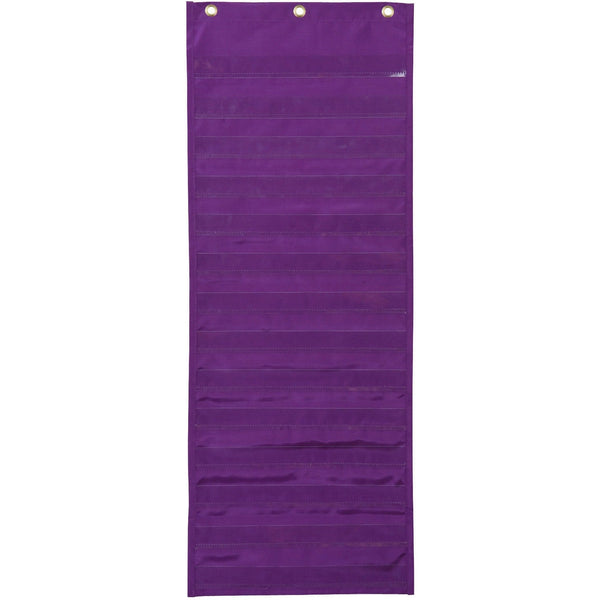 Pacon&reg; Pocket Chart, Dry Erase Activity, 13" x 34", Purple (PAC20410) Each