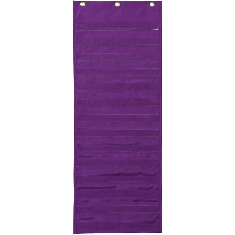 Pacon&reg; Pocket Chart, Dry Erase Activity, 13" x 34", Purple (PAC20410) Each