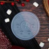 Dart 10 oz HIPS Plastic Straw-Slotted Lid, Translucent, 3.5" Diameter, 100/Pack (DCC10SLPK) Pack of 100