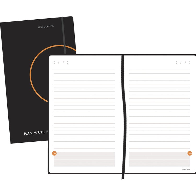 At-A-Glance Plan. Write. Remember. Perfect-Bound Planning Notebook, 8 1/4 x 5, Black (AAG80612405)