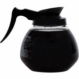 BUNN 64 oz. Black Handle Glass Decanter (BUN424000101) Each