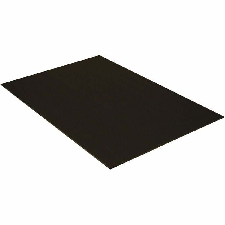 UCreate Foam Board, 20" x 30", 3/16" Thick, 10/PK, Black On Black (PAC5511) Carton of 10