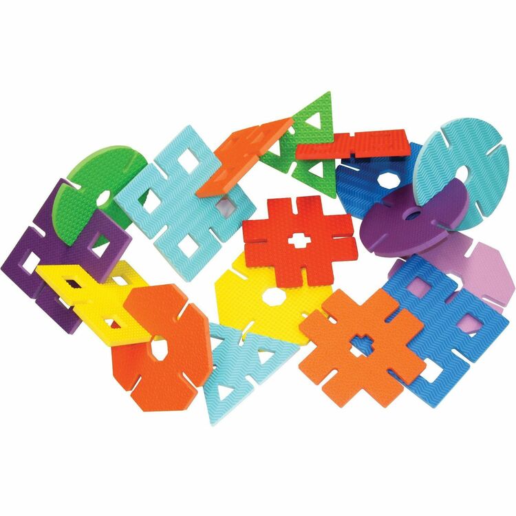Creativity Street WonderFoam Giant Design Shapes, Assorted, 40 Pieces (PAC4464) 1 Set