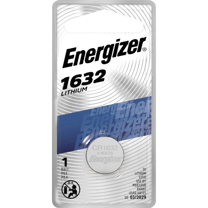 Energizer® 1632 Lithium Coin Battery, 3 V (EVEECR1632BP) Each