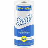 Scott Kitchen Paper Towels with Fast-Drying Absorbency Pockets, 1 Ply, 11" x 8.78" Length, 128 Sheets/Roll (KCC41482RL) Each