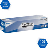 KIMTECH Delicate Task Wipers, Pop-Up Box, For Laboratory, Absorbent, White/, 1 Box (KCC34743) Each