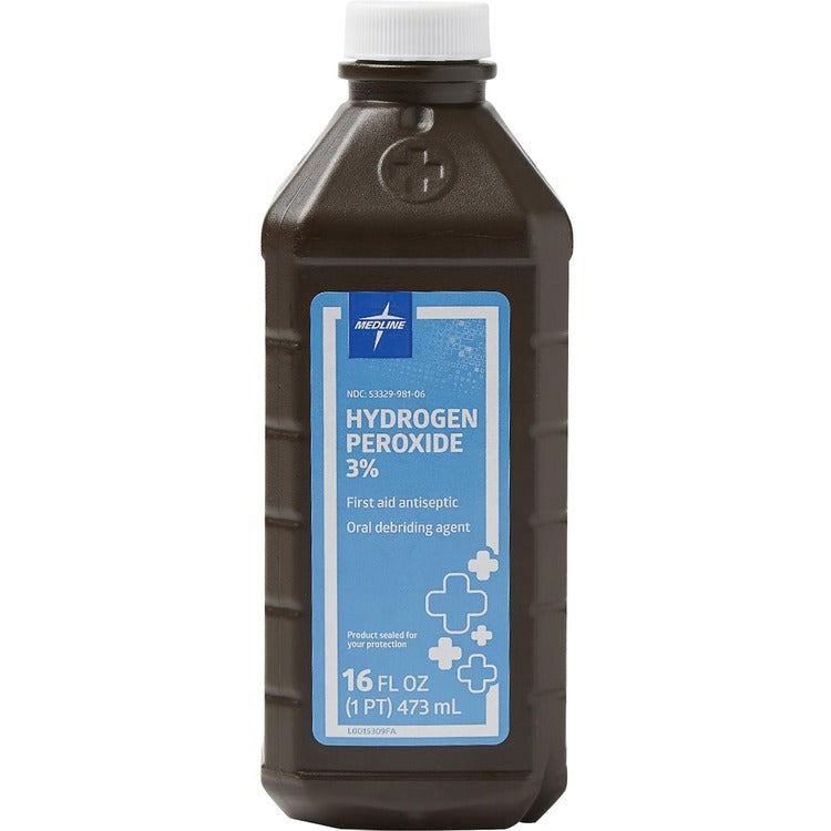 Medline Hydrogen Peroxide, 16 Oz (MIIMDS098001Z)