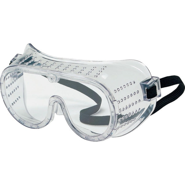 Crews Economy Goggle, Wide, Perforated Frame, PVC Body, CL (MCS2220) Each