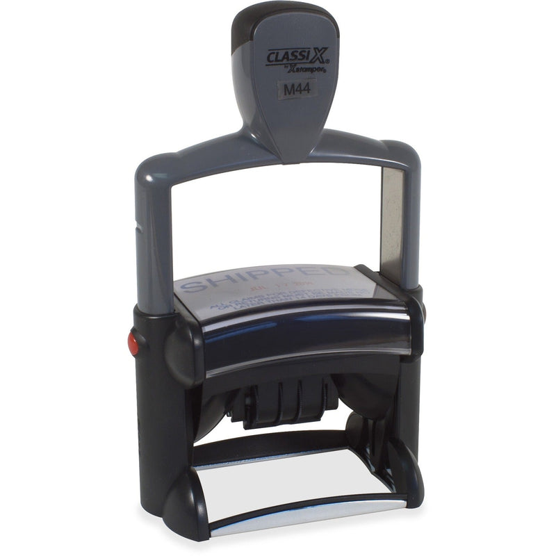 Xstamper Self-Inking Heavy-Duty Plastic Date Stamp, 1-13/16" x 2-5/8", Ast (XSTM44) Each