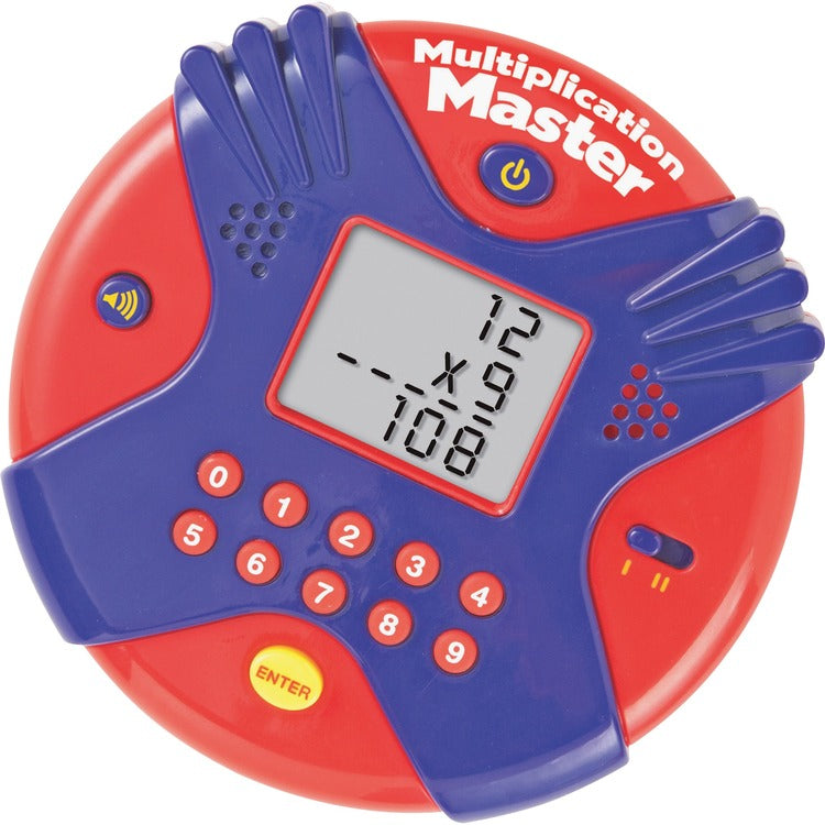 Learning Resources Multiplication Master Electronic Flash Card, Age 7-Up, Assorted (LRNLER6967) Each