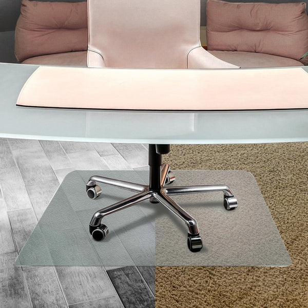 Cleartex Unomat&reg; ClearTex Ultimat Anti-Slip Chair Mat for Hard Floors, 48 x 53, No Lip, Clear (FLR1213420ERA) Each