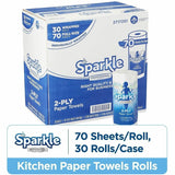 Sparkle Professional Series Paper Towel Roll by GP Pro, 2 Ply, 8.80" x 11", 70 Sheets/Roll, White, Paper, 1 Roll (GPC2717201) Each