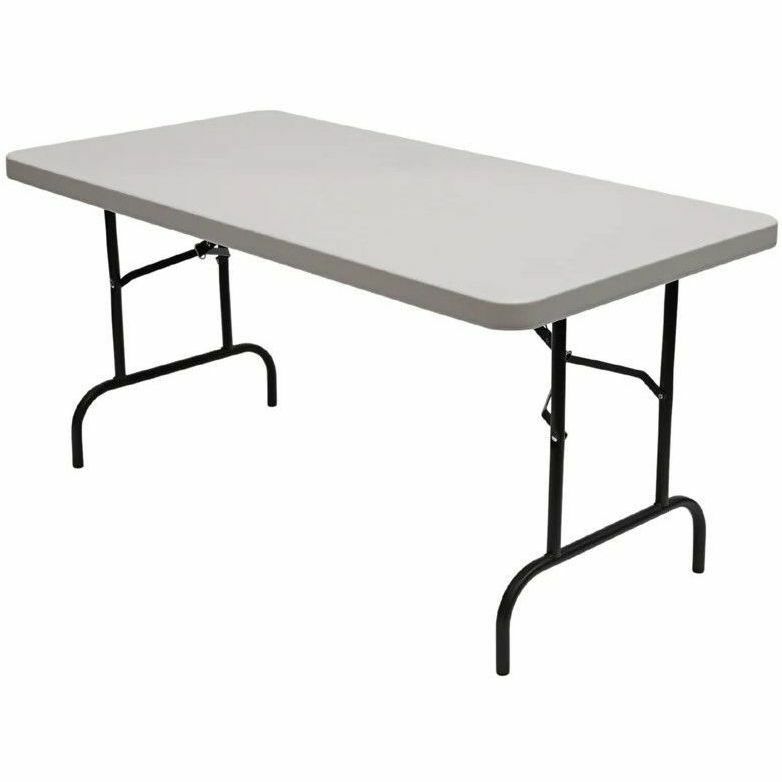 Iceberg Commercial Folding Table, 60" Table Top Length x 30" Table Top Width x 2" Table Top Thickness (ICE65513) Each