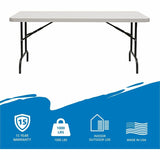 Iceberg Commercial Folding Table, 60" Table Top Length x 30" Table Top Width x 2" Table Top Thickness (ICE65513) Each