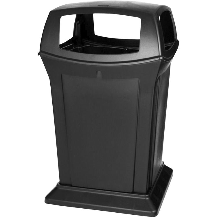 Rubbermaid Commercial Ranger Fire-Safe Container, 45 gal, Structural Foam, Black (RCP917388BLA) Each